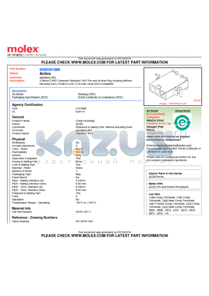 50-36-1688 datasheet - 2.36mm (.093