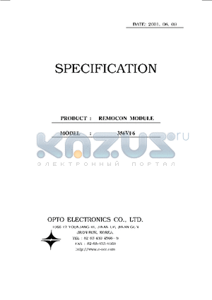356VF6 datasheet - REMOCON MODULE