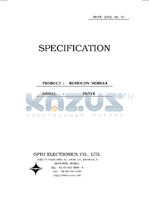 356VF8 datasheet - REMOCON MODULE