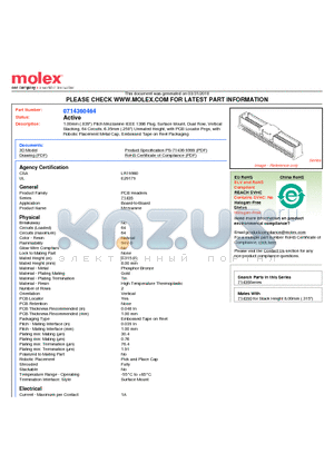 71436-0464 datasheet - 1.00mm (.039