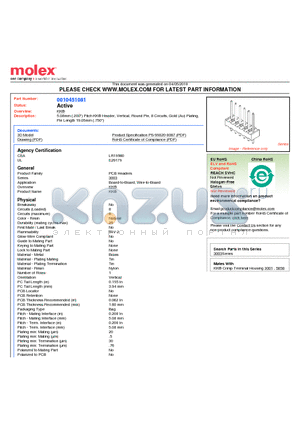 0010451081 datasheet - 5.08mm (.200