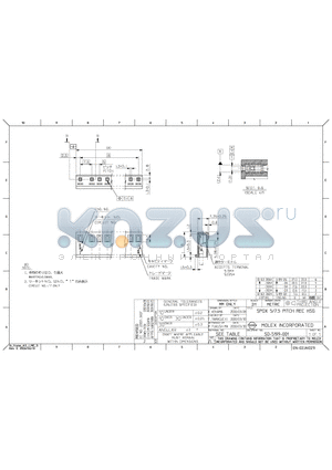 0010633054 datasheet - SPOX 5/7.5 PITCH REC HSG