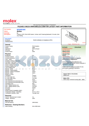 0010441061 datasheet - 5.08mm (.200