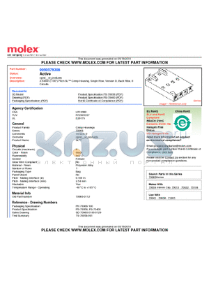 50-57-9308 datasheet - 2.54mm (.100