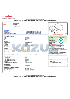 50-57-9517 datasheet - 2.54mm (.100