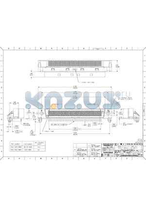 71624-2004 datasheet - .050 PITCH LFH 160 CKT. RIGHT ANGLE I/O MALE SALES ASSEMBLY