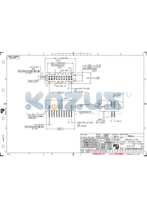 95776 datasheet - RIBCAGE III T/M VERT HEADER ASSY