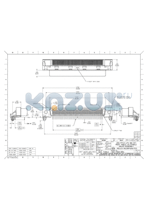 71626-2002 datasheet - .050 PITCH LFH 160 CKT RIGHT ANGLE I/O FEMALE SALES ASSEMBLY