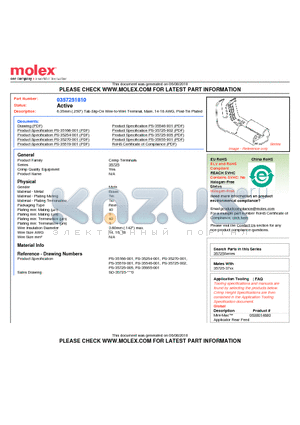 35725-1810 datasheet - 6.35mm (.250