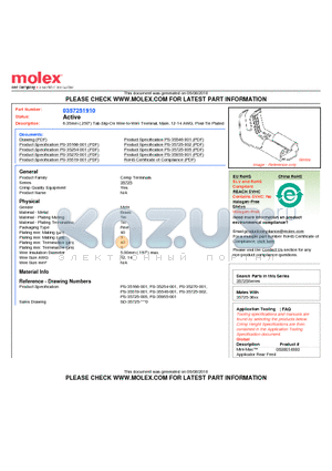 35725-1910 datasheet - 6.35mm (.250