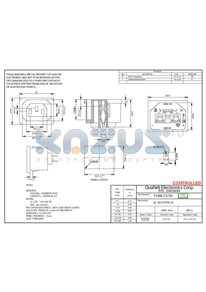 716W-15-10 datasheet - AC RECEPTACLE