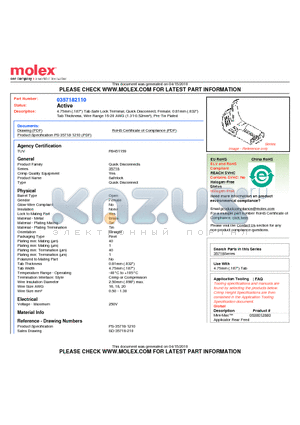 35718-2110 datasheet - 4.75mm (.187