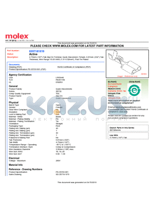 35718-1010 datasheet - 4.75mm (.187