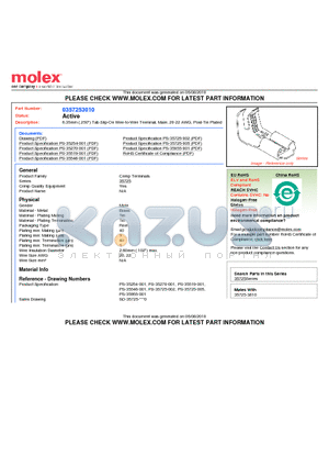 35725-3010 datasheet - 6.35mm (.250