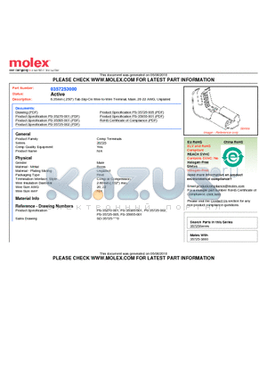 35725-3000 datasheet - 6.35mm (.250