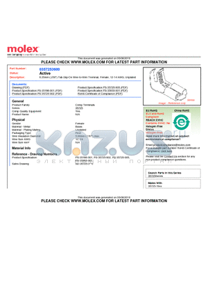 35725-3600 datasheet - 6.35mm (.250