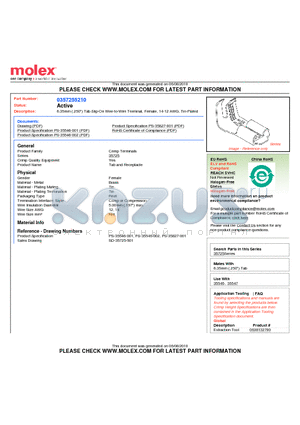 35725-5210 datasheet - 6.35mm (.250