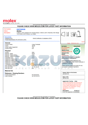 35730-3030 datasheet - 3.96mm (.156