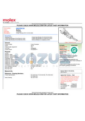 35747-0110 datasheet - Crimp Terminal 35747, 20-22 AWG