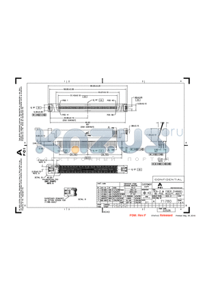 71780 datasheet - SCA-2 & FIBER CHANNEL 80 POS, RECEPT, ASSY