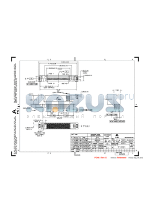 71781-001 datasheet - SCA-2 & FIBER CHANNEL 40 POS, RECEPT, ASSY