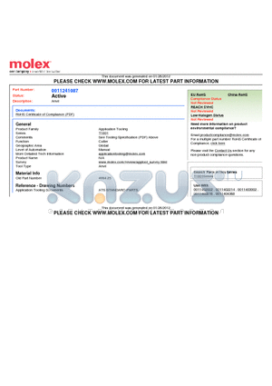 0011-24-1087 datasheet - Anvil