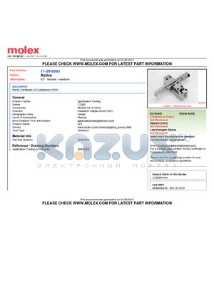 0011-39-0303 datasheet - IDT - Manual - Handtool