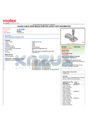 0011-40-2096 datasheet - Terminator Die