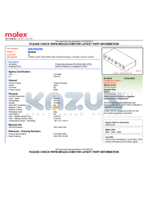 97-00-2506 datasheet - 5.08mm (.200