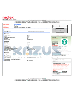 197500004 datasheet - ValuKrimp Butt Splice for 10-12 AWG