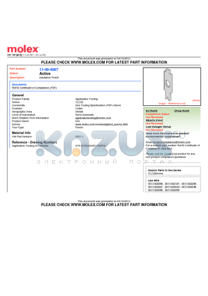 0011-40-4007 datasheet - Insulation Punch