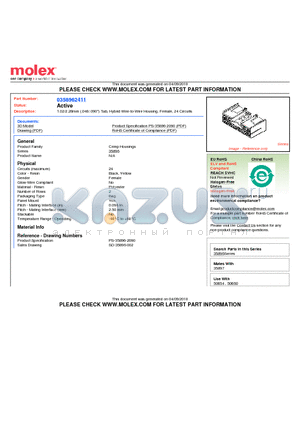 35896-2411 datasheet - 1.02/2.28mm (.040/.090