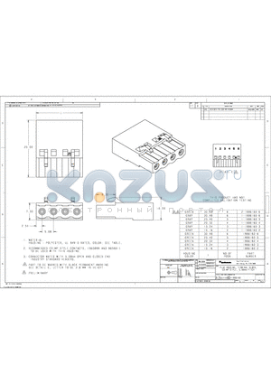 1986160-5 datasheet - PLUG HOUSING TERMINAL BLOCK, CRIMP STYLE, 5.08mm PITCH