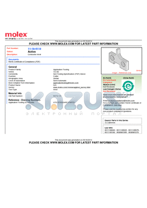 001118-4110 datasheet - Conductor Anvil