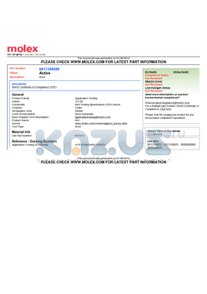 001118-4265 datasheet - Anvil