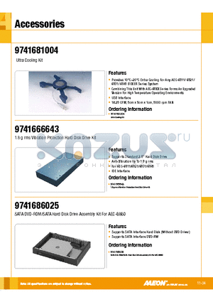 9741686025 datasheet - Supports SATA Interface Hard Disk (Without DVD Driver)