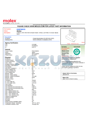 35978-0910 datasheet - 3.96mm (.156