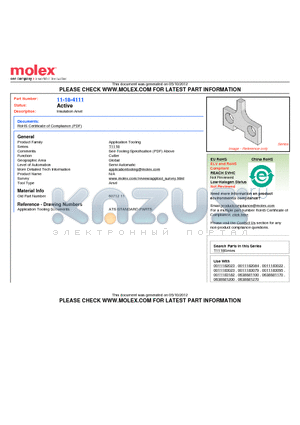 0011184111 datasheet - Insulation Anvil