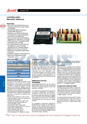 72-UMM-DLL datasheet - CONTROLLERS MicroDAC (Optomux)