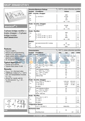 35NAB12T4V1 datasheet - 3-phase bridge rectifier