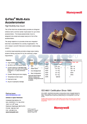 986-0031 datasheet - High-flexibility triax mount