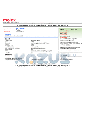 001140-4209 datasheet - Insulation Anvil