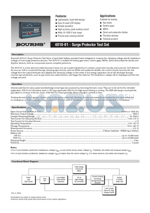 72288 datasheet - Surge Protector Test Set