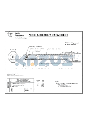 99-2505 datasheet - Non Self-releasing, Long