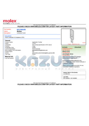 001140-5349 datasheet - Conductor Punch