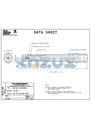 99-2702 datasheet - NON-SELF-RELEASING