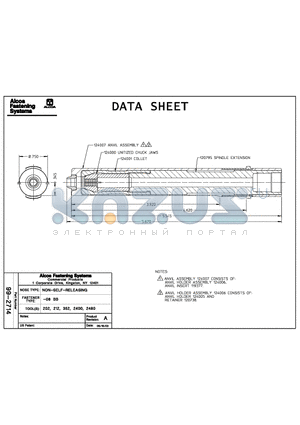 99-2714 datasheet - NON-SELF-RELEASING