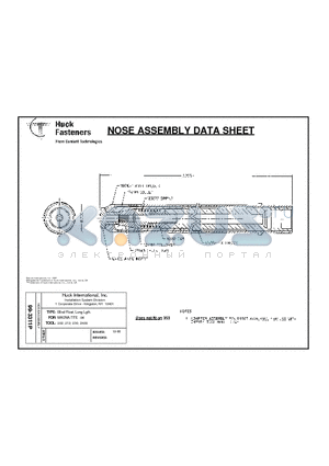 99-3311P datasheet - Blind Rivet, Long Lgth.