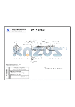 99-3445-68 datasheet - Nail Type Blind Rivet