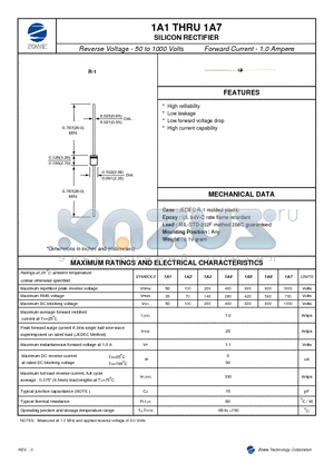 1A1 datasheet - SILICON RECTIFIER